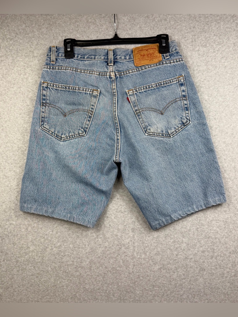 Vintage 2001 Levi's 512 Cut-Off Denim Shorts (Jorts) — Made in USA Men’s 34